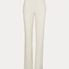 Cream Ralph Lauren Alandra Wool Crepe Pants för kvinnor Cream Ralph Lauren Alandra Wool Crepe Pants för kvinnor