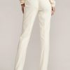 Cream Ralph Lauren Alandra Wool Crepe Pants för kvinnor Cream Ralph Lauren Alandra Wool Crepe Pants för kvinnor