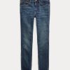 Dark Indigo Dam Ralph Lauren Tompkins Skinny Crop Jeans Dark Indigo Dam Ralph Lauren Tompkins Skinny Crop Jeans