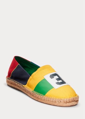Flerfärgade Ralph Lauren Cevio CP-93 färgblockerade fritidsskor för män