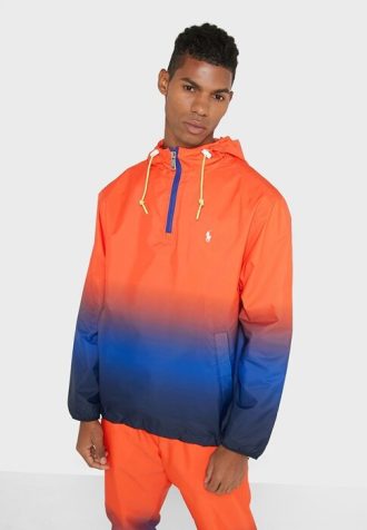 Flerfärgad Ralph Lauren Color Block hoodie för män