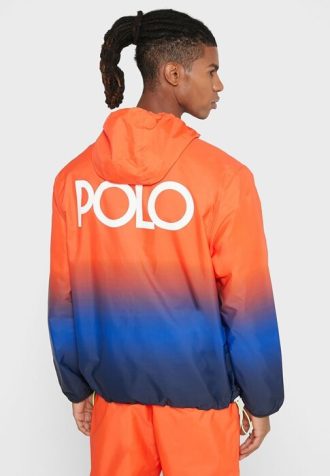 Flerfärgad Ralph Lauren Color Block hoodie för män