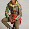 Flerfärgad Ralph Lauren Rutig Packable vattenavvisande jackor för män Flerfärgad Ralph Lauren Rutig Packable vattenavvisande jackor för män