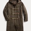 Flerfärgad Ralph Lauren Rutig ull Duffelrockar för kvinnor