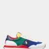 Flerfärgad Ralph Lauren Train 89 färgblockade sneakers för män Flerfärgad Ralph Lauren Train 89 färgblockade sneakers för män