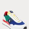 Flerfärgad Ralph Lauren Train 89 färgblockade sneakers för män Flerfärgad Ralph Lauren Train 89 färgblockade sneakers för män