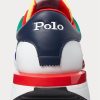 Flerfärgad Ralph Lauren Train 89 färgblockade sneakers för män Flerfärgad Ralph Lauren Train 89 färgblockade sneakers för män