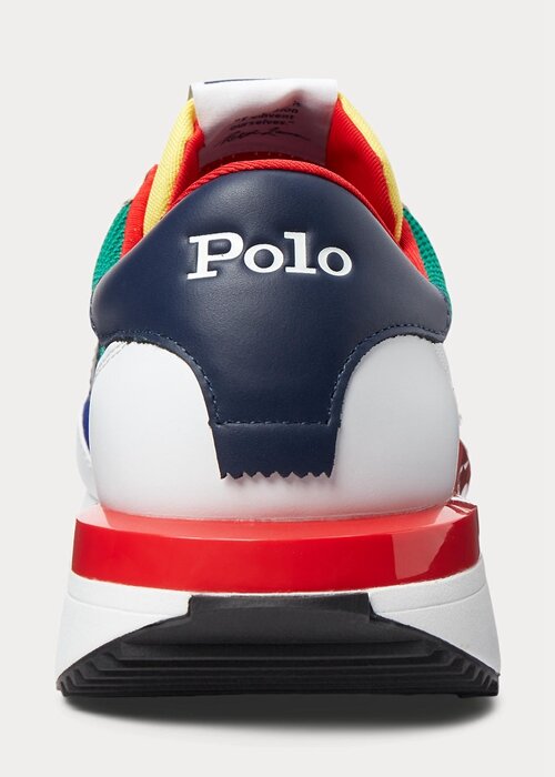 Flerfärgad Ralph Lauren Train 89 färgblockade sneakers för män Flerfärgad Ralph Lauren Train 89 färgblockade sneakers för män