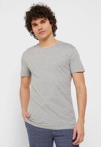 Flerfärgade mäns Ralph Lauren 3-pack olika T-shirts med rund hals
