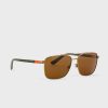 Flerfärgade Ralph Lauren 0Ph3137 Aviator solglasögon för män Flerfärgade Ralph Lauren 0Ph3137 Aviator solglasögon för män