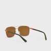 Flerfärgade Ralph Lauren 0Ph3137 Aviator solglasögon för män Flerfärgade Ralph Lauren 0Ph3137 Aviator solglasögon för män