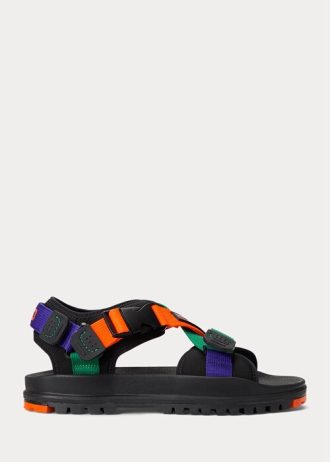 Flerfärgade Ralph Lauren Adventure Neopren tofflor för män