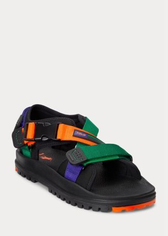 Flerfärgade Ralph Lauren Adventure Neopren tofflor för män