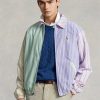 Flerfärgade Ralph Lauren Bayport Randiga Oxford Roliga Jackor för män