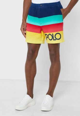 Flerfärgade Ralph Lauren Color Block Shorts för män