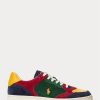 Flerfärgade Ralph Lauren Court Corduroy Sneakers för män Flerfärgade Ralph Lauren Court Corduroy Sneakers för män