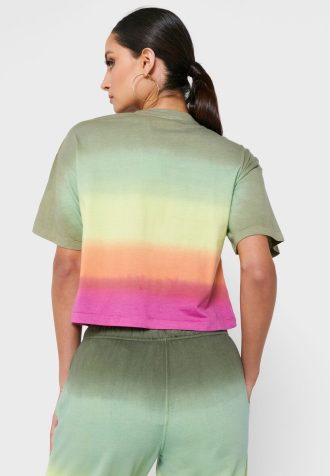 Flerfärgade Ralph Lauren grafiska T-shirts med rund hals för kvinnor