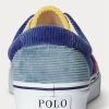Flerfärgade Ralph Lauren Keaton Sneakers med färgblockerade manchester för män Flerfärgade Ralph Lauren Keaton Sneakers med färgblockerade manchester för män