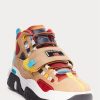 Flerfärgade Ralph Lauren PS100 Ombré High-Top Sneakers för män Flerfärgade Ralph Lauren PS100 Ombré High-Top Sneakers för män