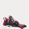 Flerfärgade Ralph Lauren PS100 Sneakers med flera tryck för män Flerfärgade Ralph Lauren PS100 Sneakers med flera tryck för män