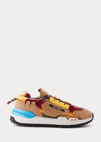 Flerfärgade Ralph Lauren PS200 Ombré Sneakers för män