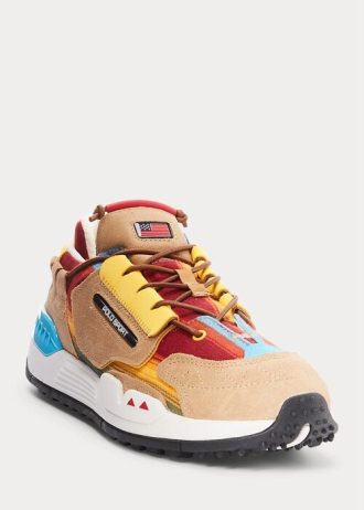 Flerfärgade Ralph Lauren PS200 Ombré Sneakers för män