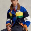 Flerfärgade Ralph Lauren The Cortland Patchwork-jackor för män Flerfärgade Ralph Lauren The Cortland Patchwork-jackor för män