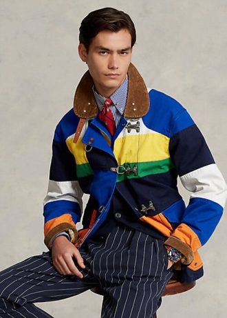 Flerfärgade Ralph Lauren The Cortland Patchwork-jackor för män