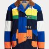 Flerfärgade Ralph Lauren The Cortland Patchwork-jackor för män Flerfärgade Ralph Lauren The Cortland Patchwork-jackor för män