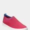 Fuchsia Ralph Lauren Jordyn Slip-On Sneakers för kvinnor