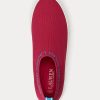 Fuchsia Ralph Lauren Jordyn Slip-On Sneakers för kvinnor