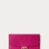 Fuschia Berry Ralph Lauren Läder Medium Adair Crossbody-väskor för kvinnor Fuschia Berry Ralph Lauren Läder Medium Adair Crossbody-väskor för kvinnor