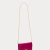 Fuschia Berry Ralph Lauren Läder Medium Adair Crossbody-väskor för kvinnor Fuschia Berry Ralph Lauren Läder Medium Adair Crossbody-väskor för kvinnor
