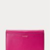Fuschia Berry Ralph Lauren Läder Medium Adair Crossbody-väskor för kvinnor Fuschia Berry Ralph Lauren Läder Medium Adair Crossbody-väskor för kvinnor