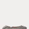 Grå dam Ralph Lauren The Mocka Ponny Balett Flat Shoes Grå dam Ralph Lauren The Mocka Ponny Balett Flat Shoes