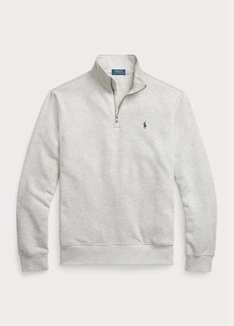 Grå herr Ralph Lauren The Rl fleecetröja