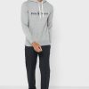 Grå luvtröja med logotyp Ralph Lauren herr Grå luvtröja med logotyp Ralph Lauren herr