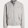 Grå Ralph Lauren Cotton Twill jackor för män Grå Ralph Lauren Cotton Twill jackor för män