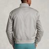 Grå Ralph Lauren Cotton Twill jackor för män Grå Ralph Lauren Cotton Twill jackor för män