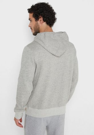 Grå Ralph Lauren Essential-huvtröja för män