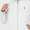 Grå Ralph Lauren Essential-huvtröja för män Grå Ralph Lauren Essential-huvtröja för män