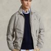 Grå Ralph Lauren Packable vattenavvisande jackor för män