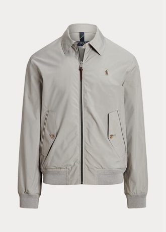 Grå Ralph Lauren Packable vattenavvisande jackor för män