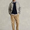 Grå Ralph Lauren Packable vattenavvisande jackor för män