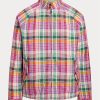 Grå Ralph Lauren Vändbara Madras-Twill-jackor för män