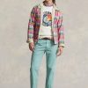 Grå Ralph Lauren Vändbara Madras-Twill-jackor för män
