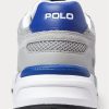 Grå / Royal Herr Ralph Lauren Jogger Mocka & Mesh sneakers Grå / Royal Herr Ralph Lauren Jogger Mocka & Mesh sneakers