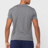 Grå T-shirts med rund hals för män Ralph Lauren Logotyp