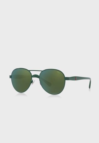 Gråa Ralph Lauren 0Ph3141 Aviator solglasögon för män