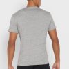 Gråa Ralph Lauren Essential T-shirts med rund hals för män